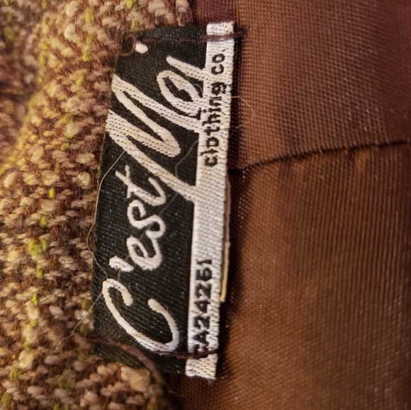 Vintage Swing  flare crop plaid bell sleeve spring … - Picture 4 of 8